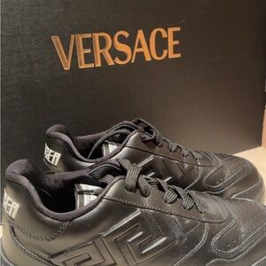 Versace Men's Black Sneakers